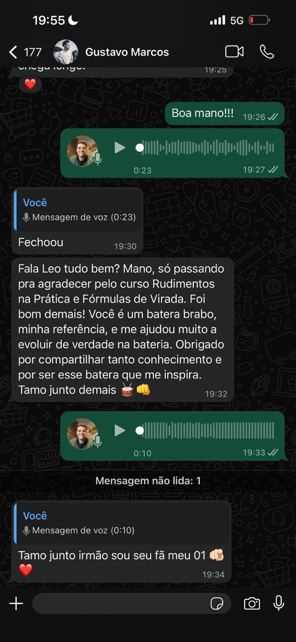 Feedback do whatsapp